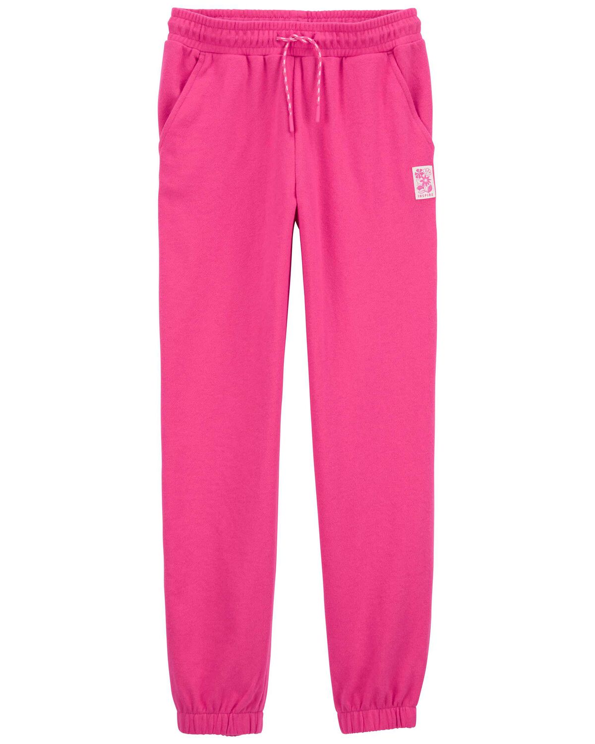 Pink Kid Pull-On Joggers | carters.com