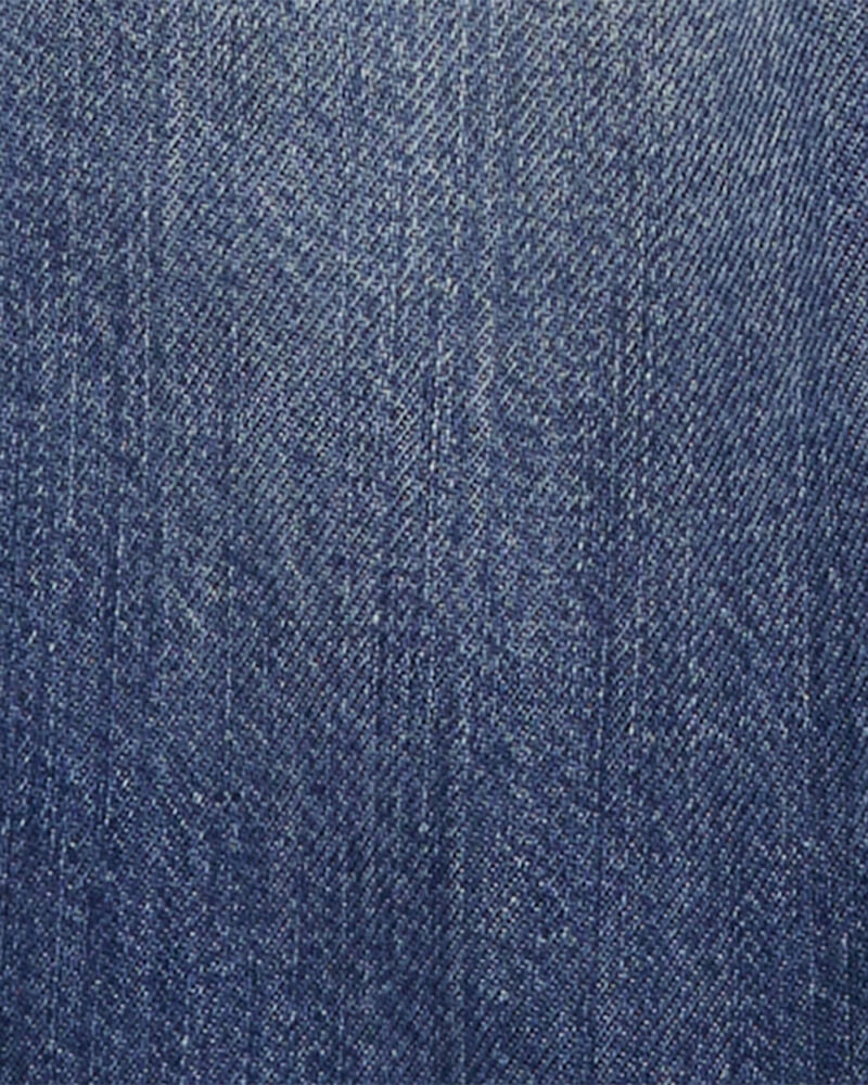 Baby Classic Denim Overalls: Removed Patch Remix, image 3 of 5 slides