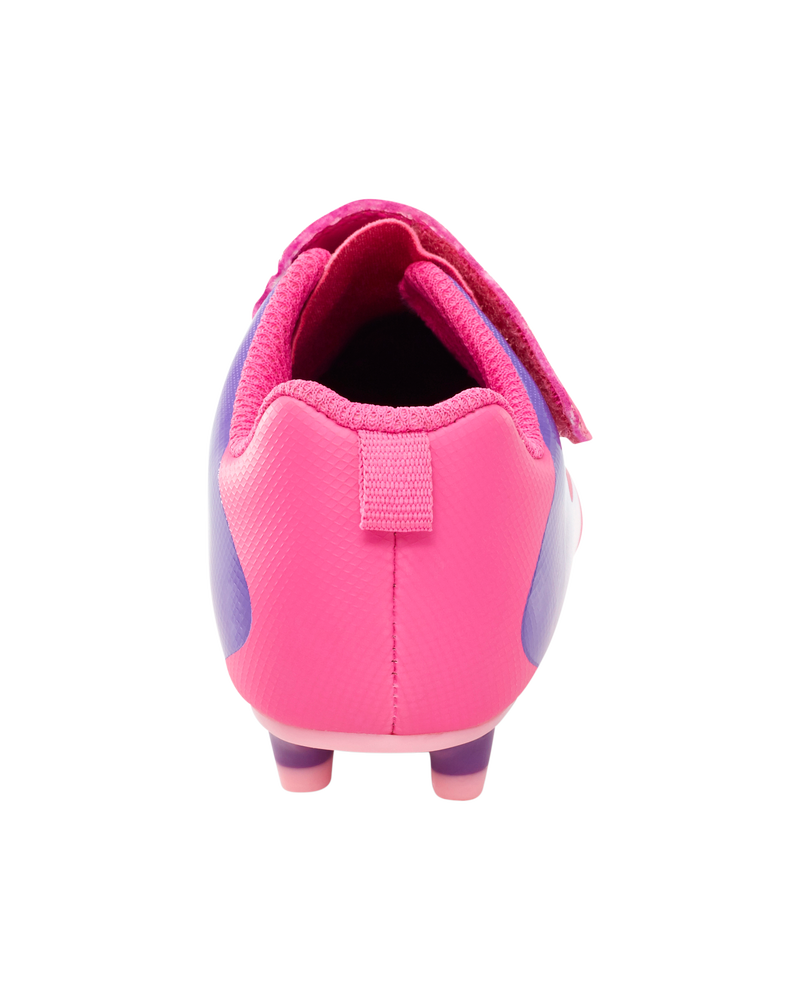 Kid Soccer Sport Cleats - Pink, image 3 of 7 slides