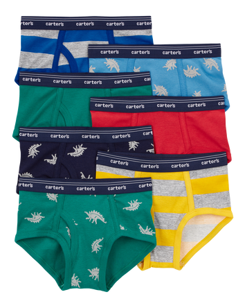 Kid 7-Pack Cotton Briefs Underwear, 