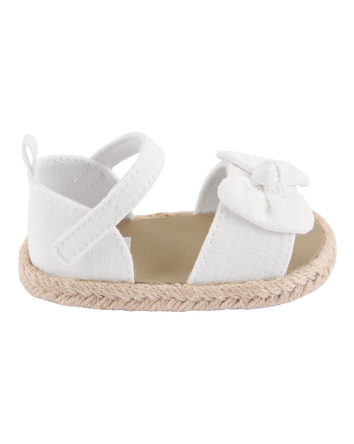 Baby Casual Espadrille Sandal - White, 