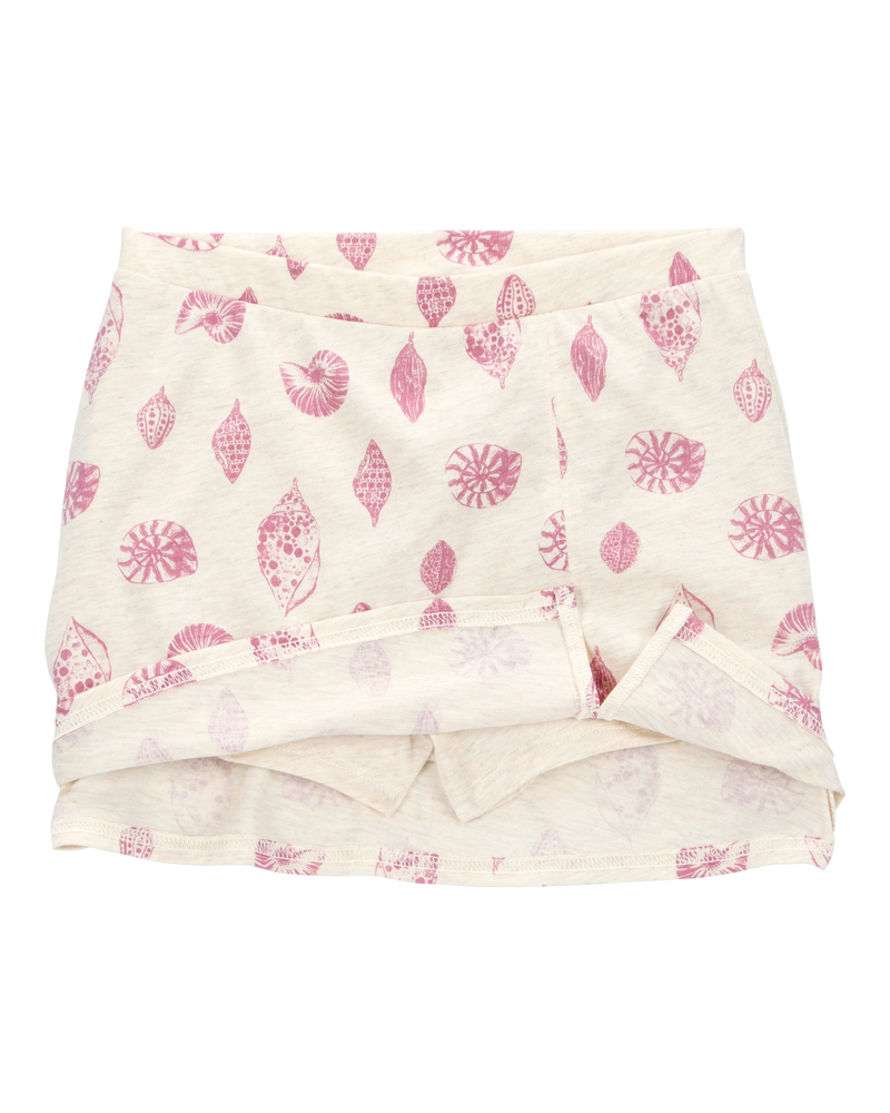Girls Seashell Golf Skort - Ivory, image 2 of 4 slides
