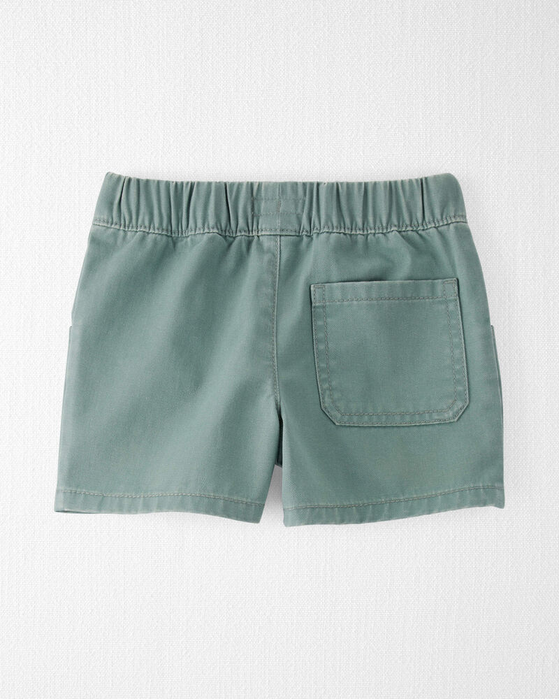 Toddler Organic Cotton Drawstring Shorts, image 2 of 4 slides