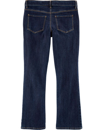 Dark Wash Plus-Fit Boot-Cut Jeans, 