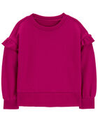 Toddler Fleece Crew Neck Sweatshirt, image 1 of 3 slides