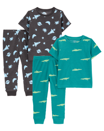 Toddler 4-Piece Thermal Pajamas, 