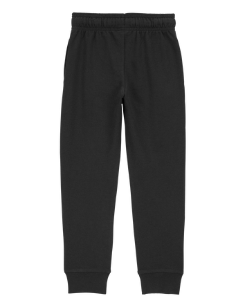 Kid Pull-On Drawstring Joggers - Black, 