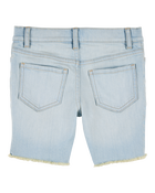 Kid Mid-Length Iconic Denim Short - Splash Wash, image 2 of 5 slides