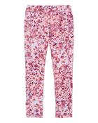 Kid Abstract Print Leggings - Pink, image 2 of 5 slides