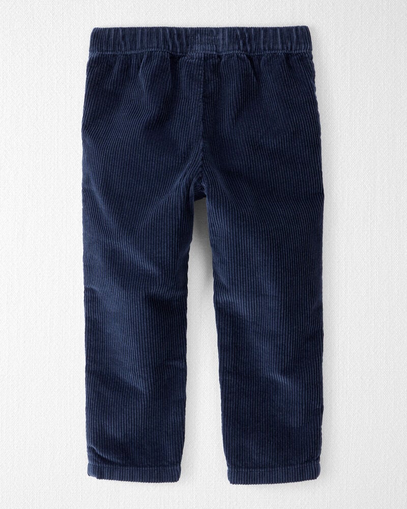 Toddler Organic Cotton Corduroy Drawstring Pants, image 2 of 6 slides