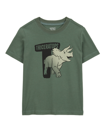 Toddler Dinosaur Short-Sleeve Graphic Tee - Green, 