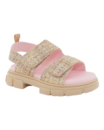 Toddler Casual Girl Sandals - Tan, 