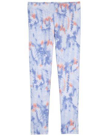 Kid Tie-Dye Stretch Leggings, 