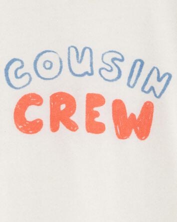 Toddler Girl Cousin Crew Short-Sleeve Graphic Tee -White, 