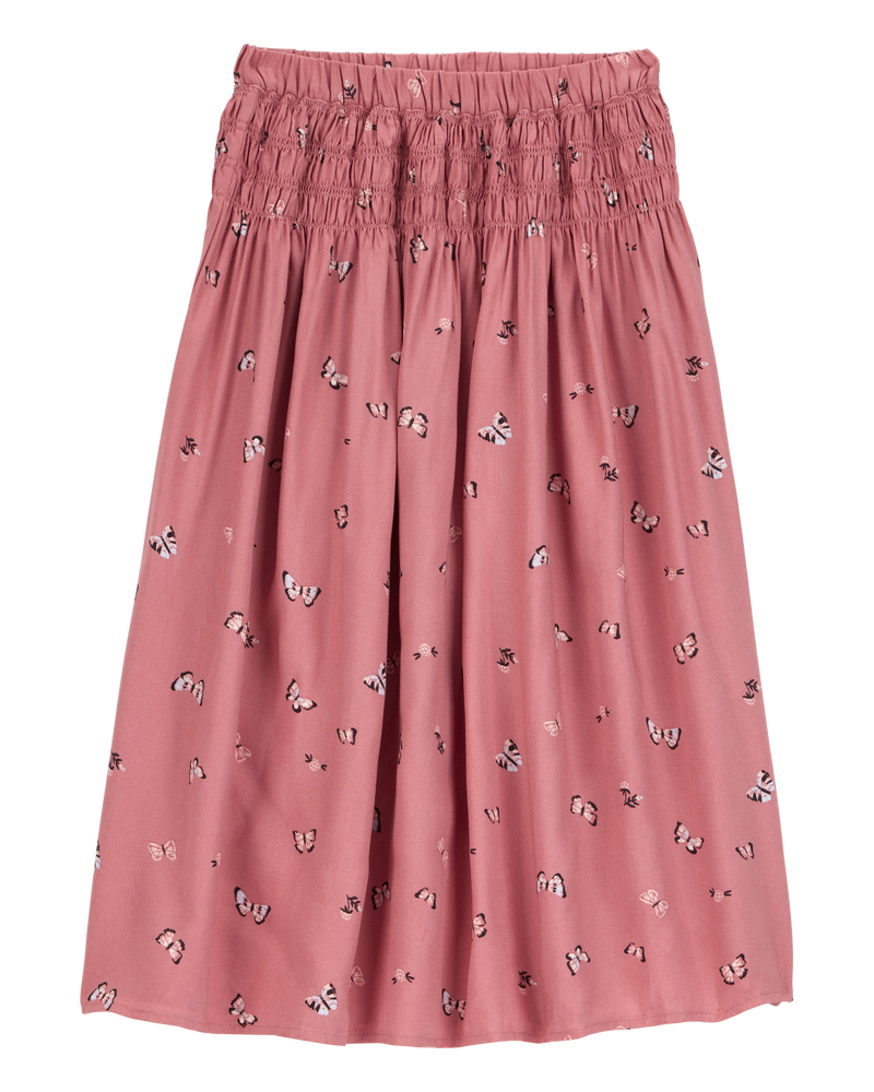 Kid Butterfly Maxi Skirt - Pink, image 1 of 3 slides