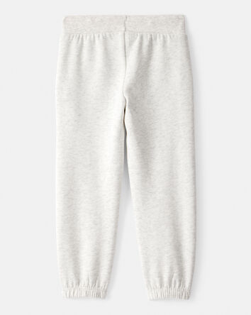 Toddler Girl Cotton Joggers - Grey, 