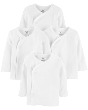 Baby 4-Pack Side-Snap Tees, 