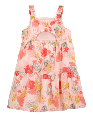 Toddler Floral Tiered Dress, 