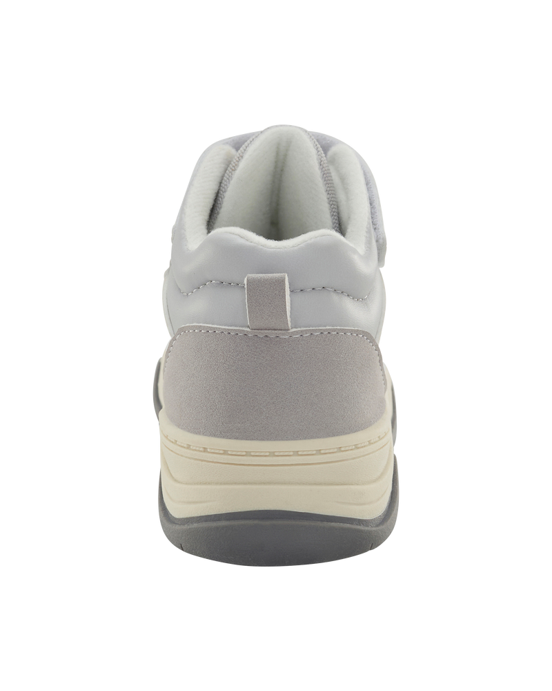 Toddler Casual Easy On High-Top Sneakers - Grey, image 3 of 7 slides