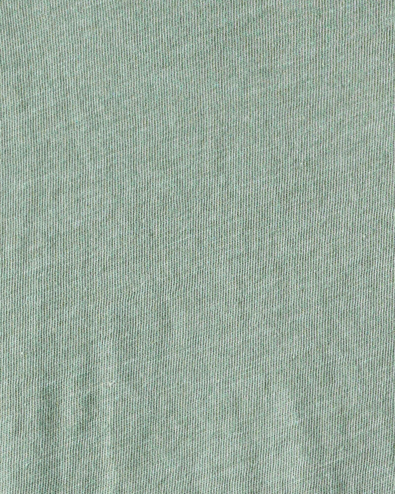 Boys Long-Sleeve Pocket Tee - Green, image 2 of 3 slides