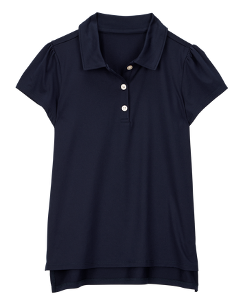 Kid Flex Uniform Polo Shirt - Navy, 
