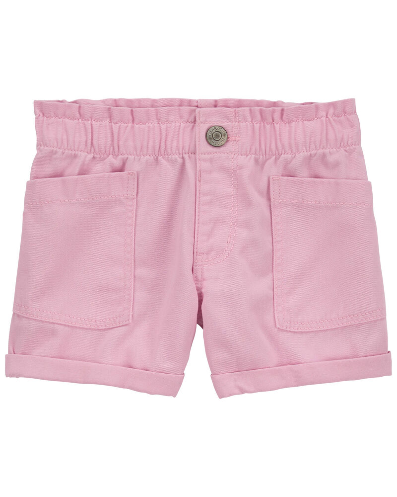 Toddler PaperBag Twill Shorts, image 1 of 3 slides