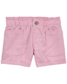 Toddler PaperBag Twill Shorts, image 1 of 3 slides
