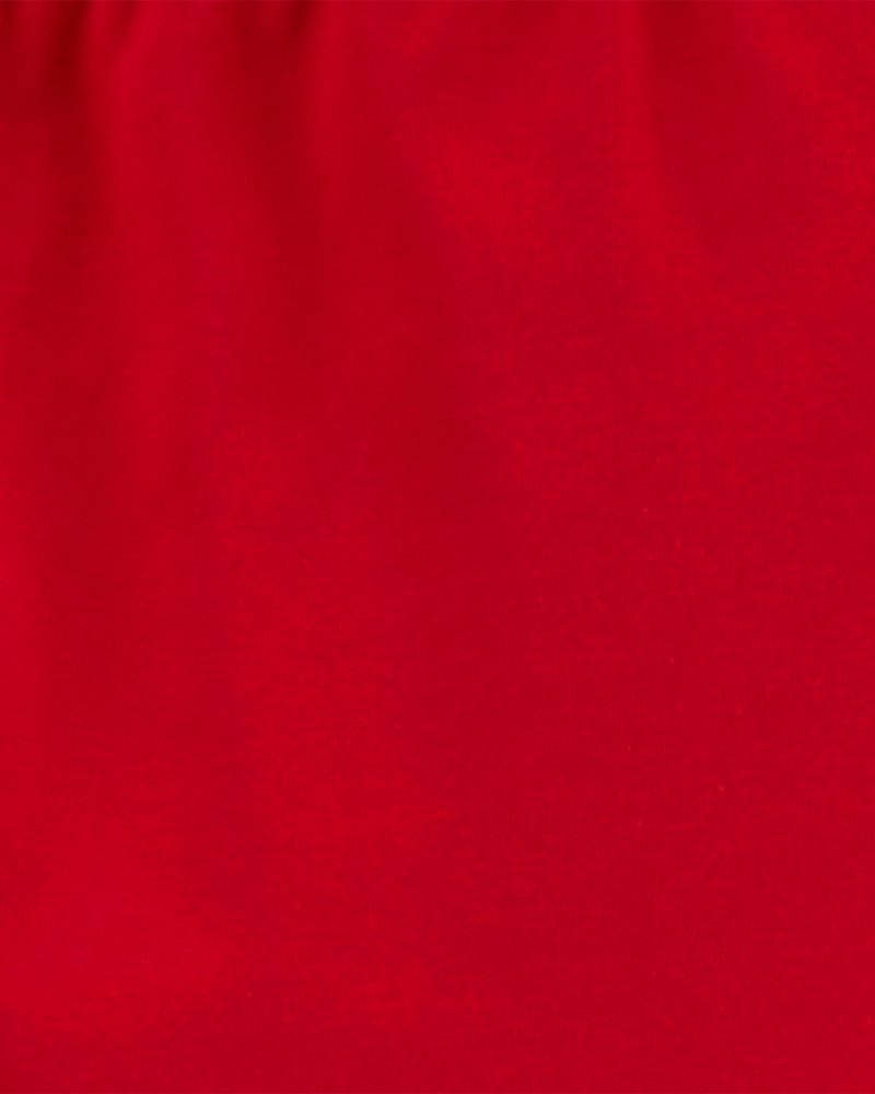 Kid 2-Pack Navy & Red Cotton Stretch Leggings, image 2 of 4 slides