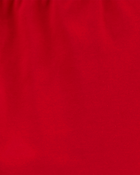 Kid 2-Pack Navy & Red Cotton Stretch Leggings, image 2 of 4 slides