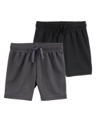 Toddler 2-Pack Active Mesh Shorts, image 1 of 11 slides