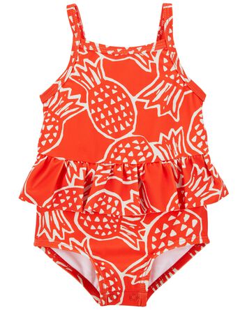 Baby Pineapple 1-Piece Swimsuit, 
