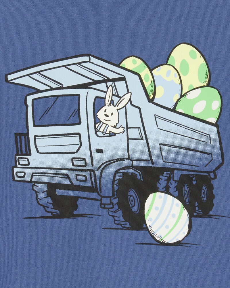 Toddler Easter Short-Sleeve Graphic Tee - Blue, image 2 of 3 slides