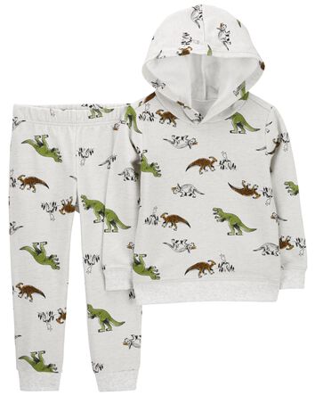 Toddler 2-Piece Dinosaur Outfit Set, 