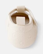 Baby Girl Flower Mary Jane Shoes - Cream, image 3 of 6 slides