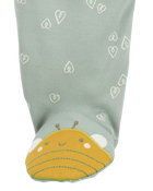 Baby Bee Zip 2-Way Zip Cotton Sleep & Play Pajamas, image 2 of 5 slides