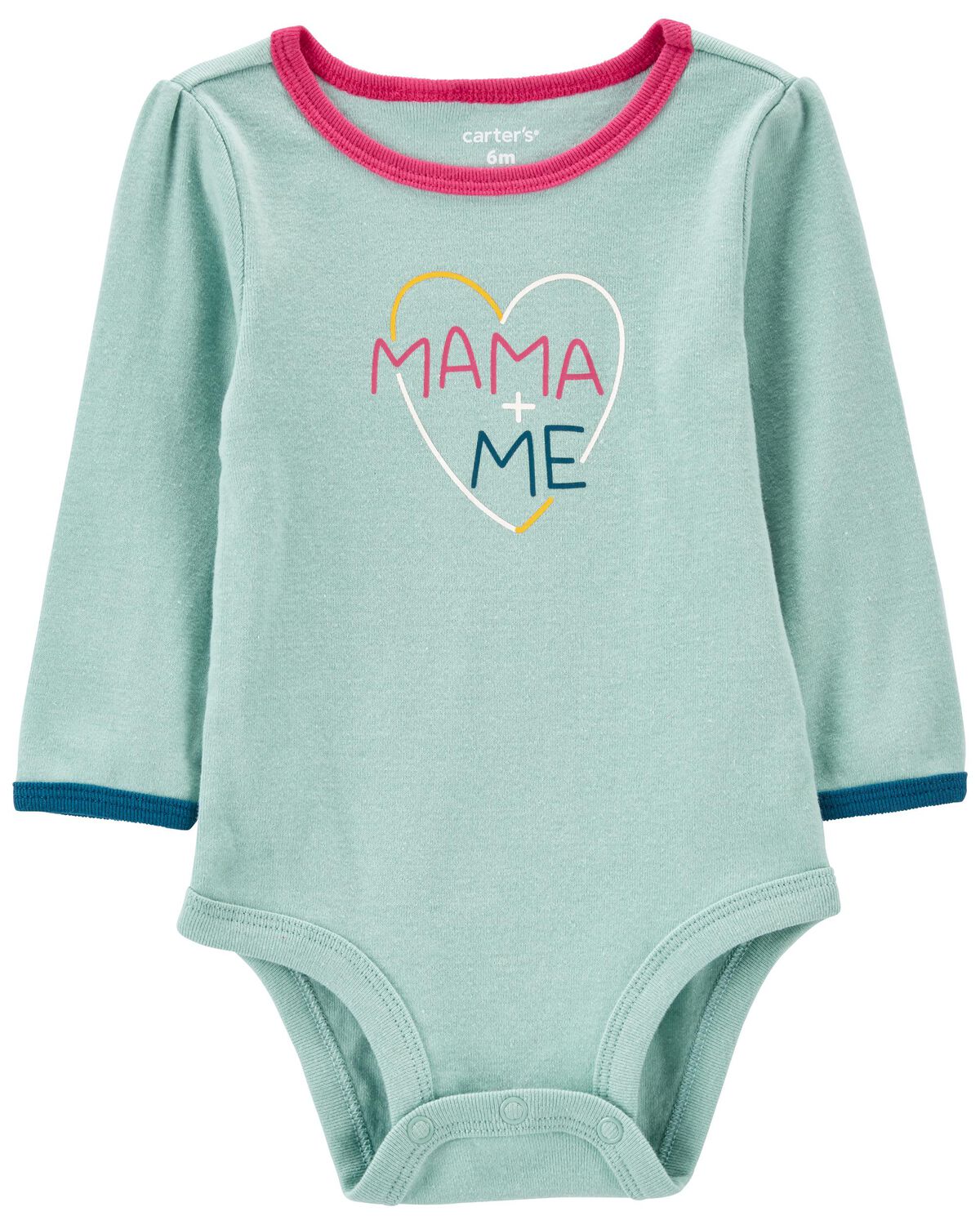 Mint Baby Mama LongSleeve Bodysuit