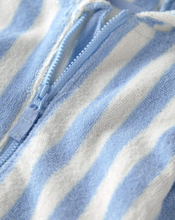 Toddler Organic Cotton Cover Up in Stripes, 