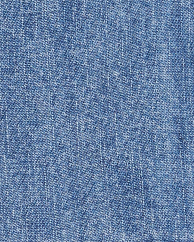 Baby Vintage Inspired Denim Jumper Dress, image 3 of 5 slides