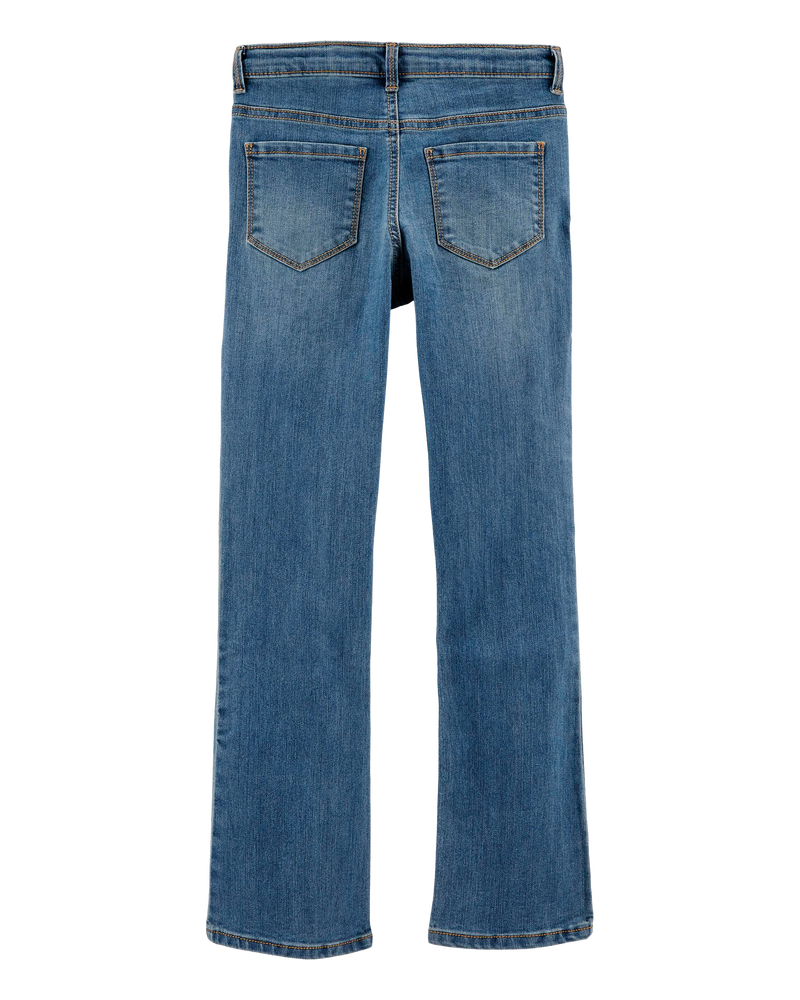Kid Medium Wash Plus-Fit Boot-Cut Jeans, image 2 of 3 slides