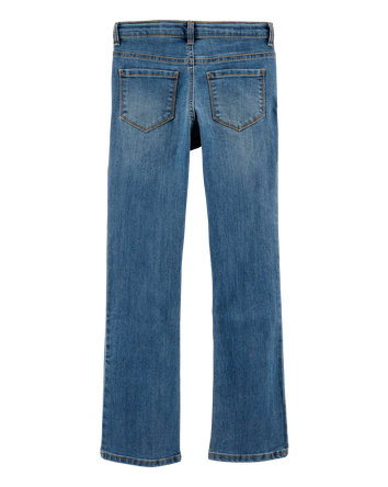 Kid Medium Wash Plus-Fit Boot-Cut Jeans, 
