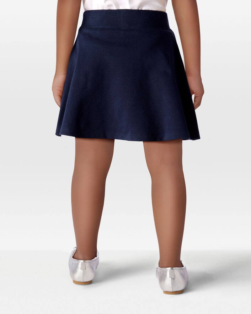 Navy Toddler 2-Pack Ponte Knit Uniform Skirts - Navy | carters.com
