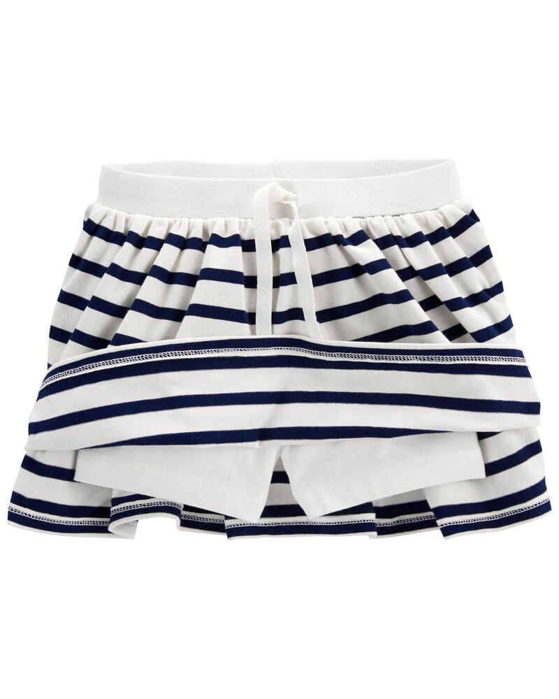 Striped Jersey Skort, image 2 of 3 slides