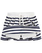 Striped Jersey Skort, image 2 of 3 slides