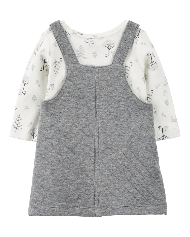 Baby 3-Piece Quilted Jumper Set, image 2 of 6 slides