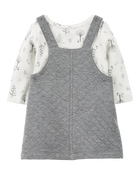 Baby 3-Piece Quilted Jumper Set, image 2 of 6 slides