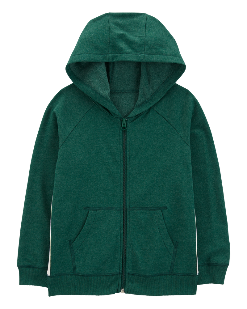 Kid Zip-Up Fleece Hoodie, image 1 of 4 slides