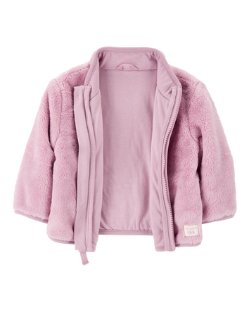 Baby Zip-Up Sherpa Cardigan, 