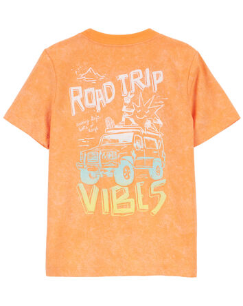 Toddler Road Trip Acid Wash Graphic Tee, 