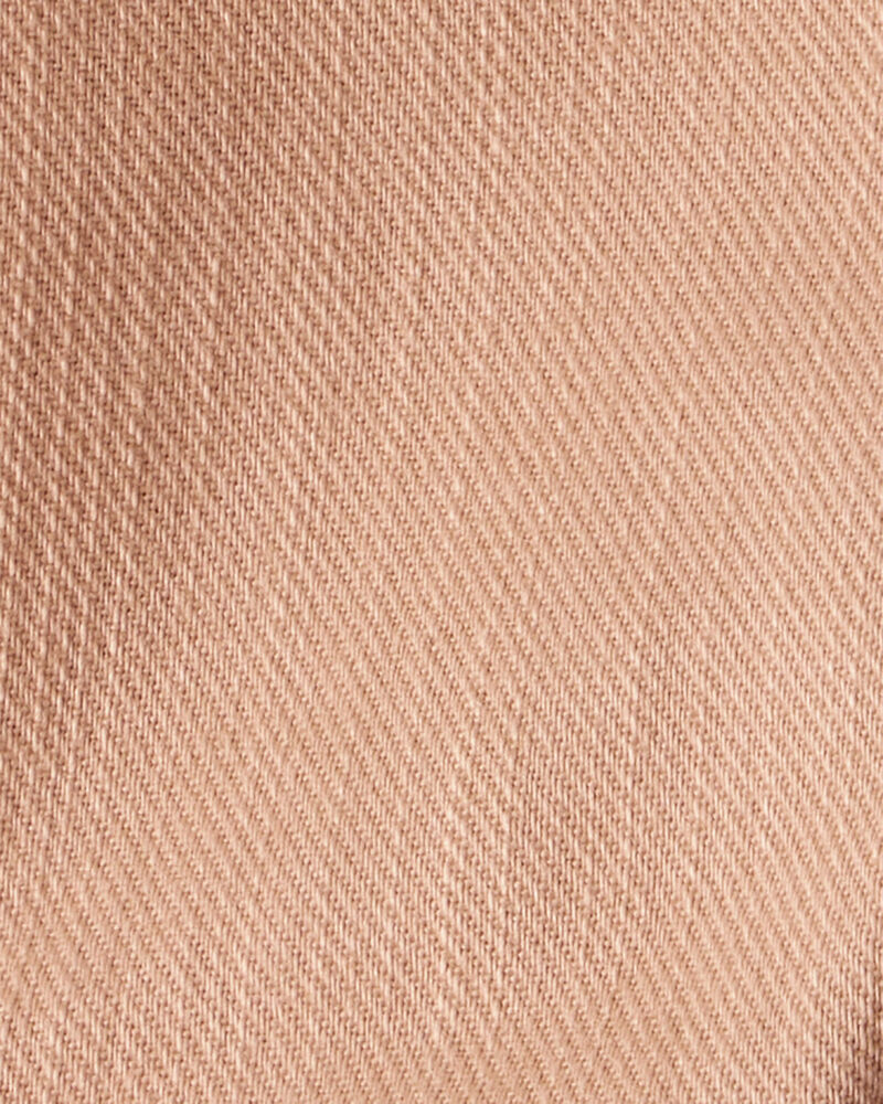Baby Boy 100% Cotton Pull-On Fashion Pants - Tan, image 3 of 4 slides