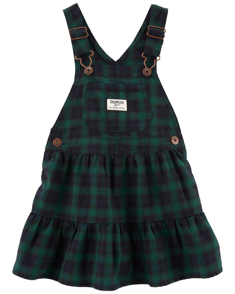 Toddler Plaid Jumper Dress, image 1 of 4 slides